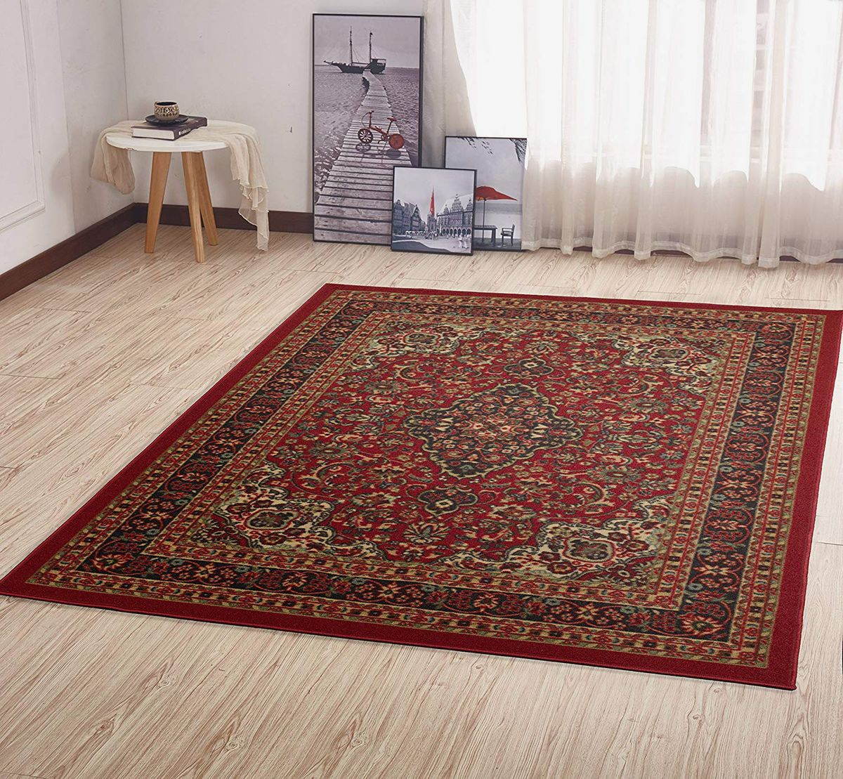 Vintage rug Area rug Country rug,AY969 Floral rug Handmade rug 4.3x8.9 ft rug Large rug Rustic rug Turkish rug Boho rug Decor rug