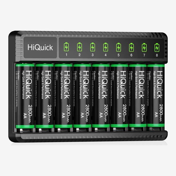 HiQuick Rechargeable AA Batteries with Charger