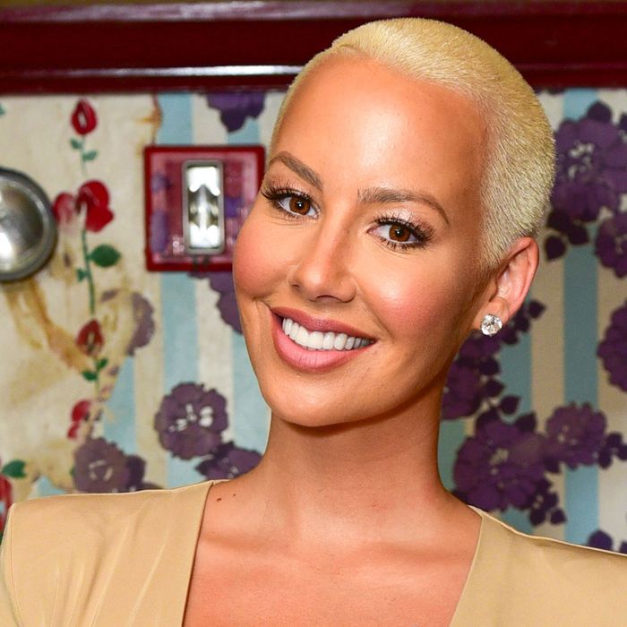 Amber Rose Talks About Her Beauty Routine And Donald Trump