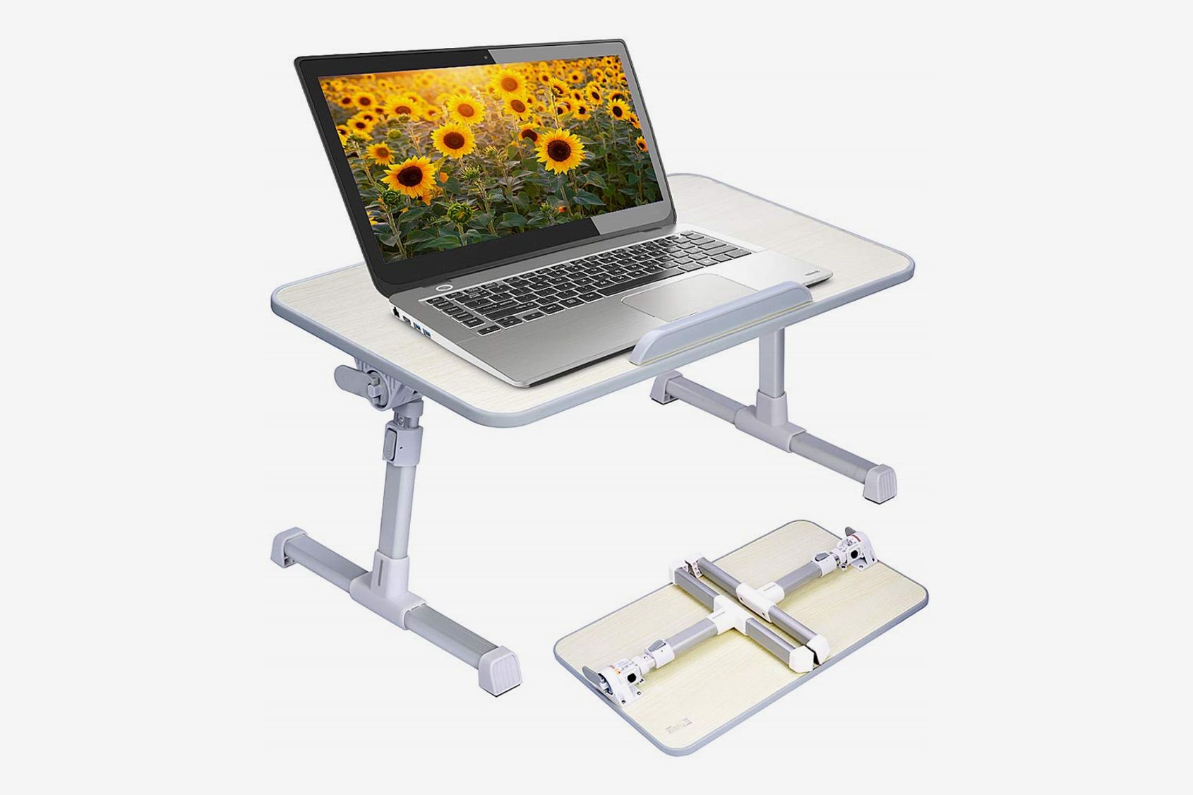 Adjustable Computer Laptop Desk Table Stand Sofa Lap Bed PC Notebook Study Work 