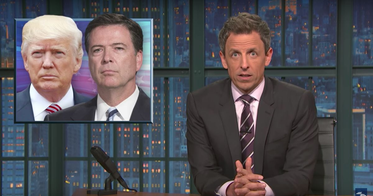 Seth Meyers Compares Comey Testimony to a Lifetime Movie