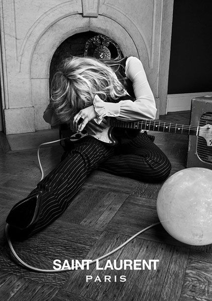 Courtney Love Kim Gordon Also Land Hedi Slimane s Saint Laurent Ads