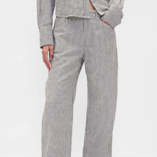 Gap Linen-Cotton Wide-Leg Pants