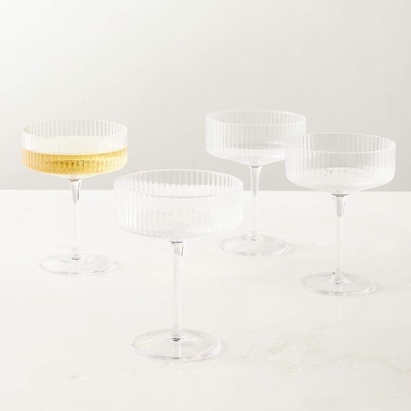 CB2 Eve Coupe Glasses - Set of 4