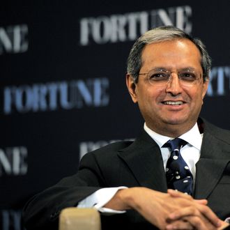 CEO of Citigroup Vikram Pandit speaks during the FORTUNE Breakfast & Conversation with Vikram Pandit, CEO, Citigroup at TIME Building