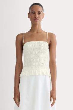 Everlane The Smocked Tank