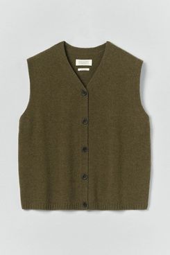 Toast V Neck Wool Cashmere Tank