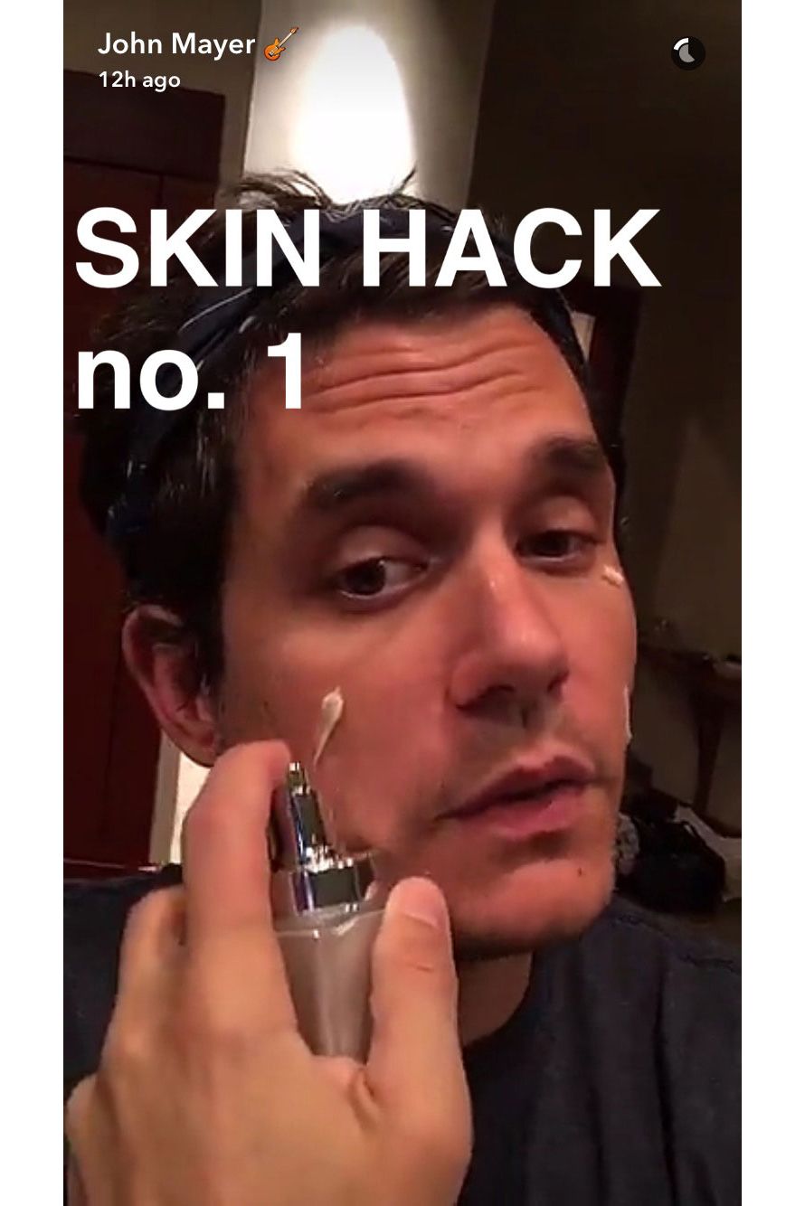 John Mayer Is Now a Beauty Vlogger