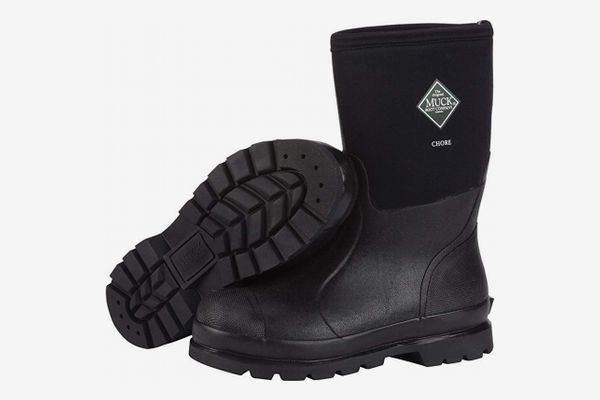 men's black rubber rain boots