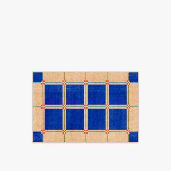 Ruggable x Dan Pelosi This House Is a Home Blue Rug