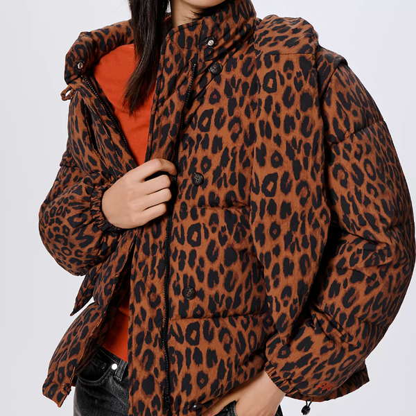 Damson Madder Pearl Hooded Puffer