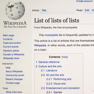 I created a mock Wikipedia page, complete with subsections and