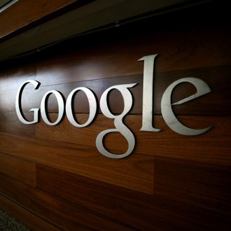 The Google logo is seen at the Google headquarters in Mountain View, California. on September 2, 2011. AFP PHOTO/KIMIHIRO HOSHINO (Photo credit should read KIMIHIRO HOSHINO/AFP/Getty Images)