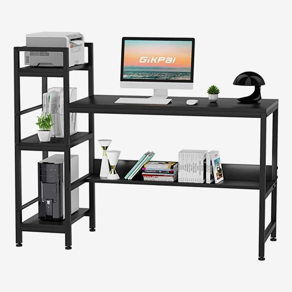 GIKPAL Computer Desk with Shelves