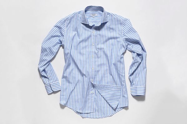 Breyburn Blue Check Cutaway Collar Shirt