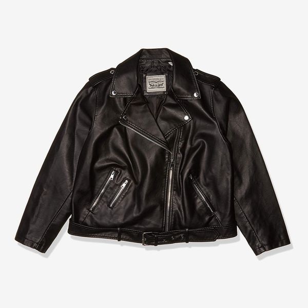 Levi's Women's Faux Leather Belted Motorcycle Jacket