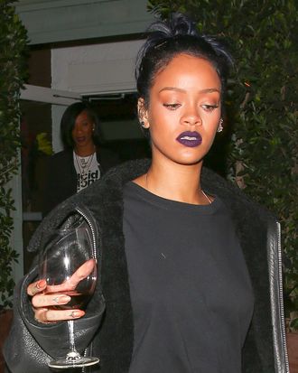 Rihanna and her best accessory. 