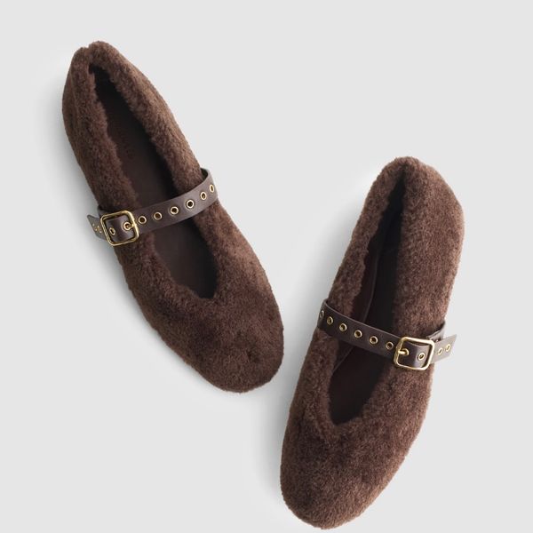 Madewell The Remy Mary Jane Flat - Coffee Bean
