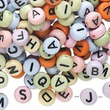 Double-Sided Alphabet Beads