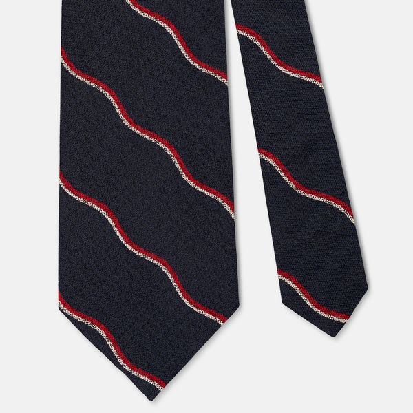 J.Press Royal Navy Volunteer Reserve Non-Crease Silk Tie
