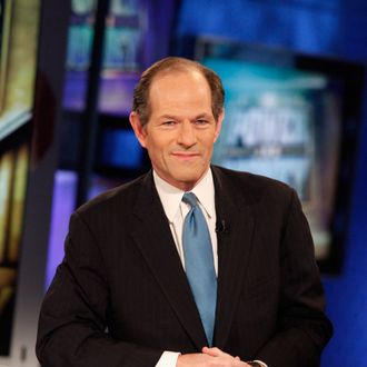 NEW YORK, NY - NOVEMBER 28: Former New York Governor Eliot Spitzer visits FOX Business' 