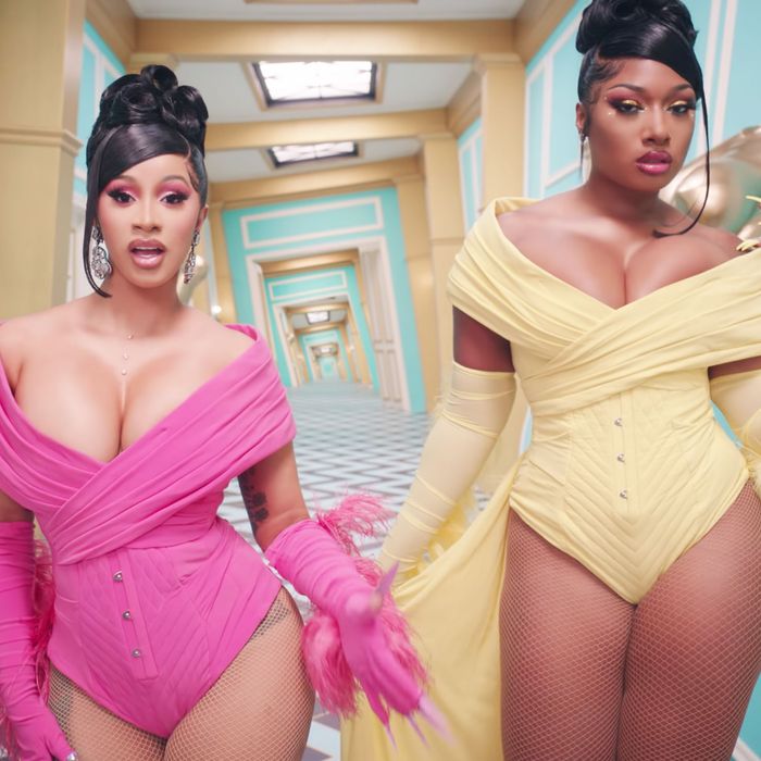 Cardi B And Megan Thee Stallion Celebrate WAP