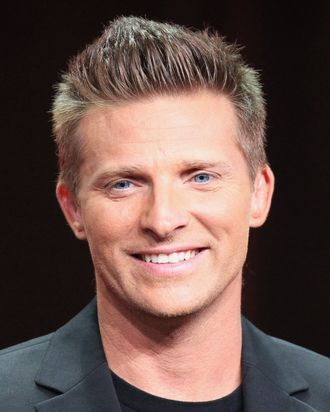 Actor Steve Burton speaks onstage at the 'General Hospital' panel during day 6 of the Disney ABCTelevision Group portion of the 2012 Summer TCA Tour at The Beverly Hilton Hotel on July 26, 2012 in Beverly Hills, California. 