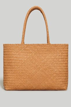 Madewell Handwoven Leather Tote