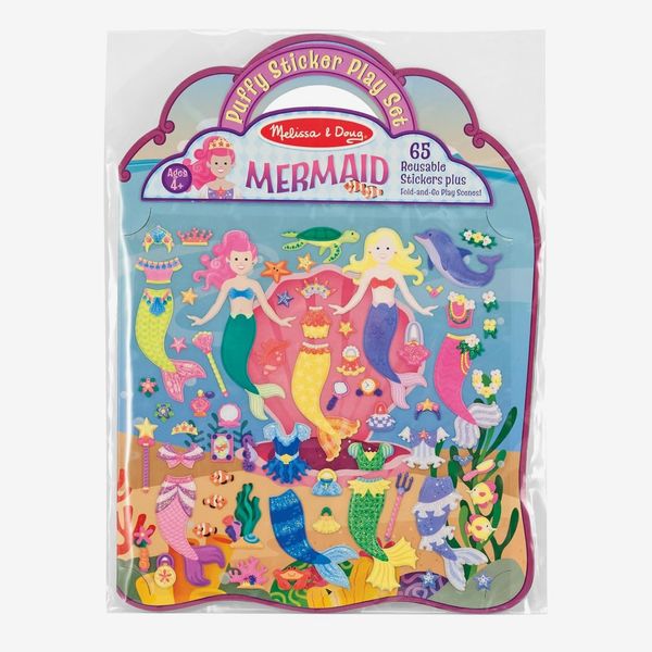 Melissa & Doug Puffy Sticker Play Set - Mermaids