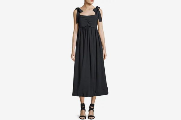 See by Chloé Sleeveless Tie-Shoulder A-Line Dress