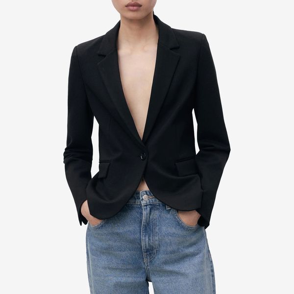 Mango Fitted Suit Jacket
