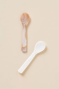 Anthropologie Mother-of-Pearl Caviar Spoons