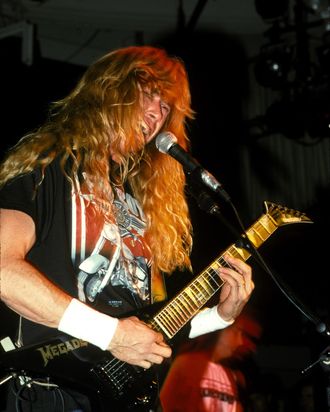 Dave Mustaine Megadeth 1990's File Photo.