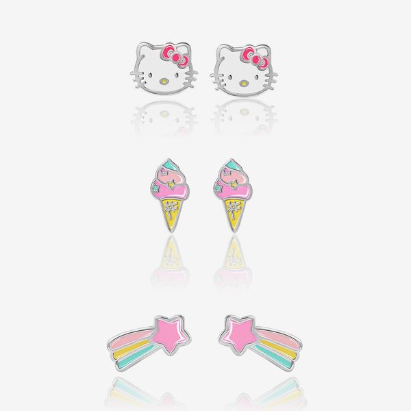 Hello Kitty Ice Cream Earrings - 3 Pack