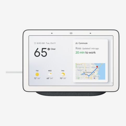 Google Nest Hub smart display with a diagonal of 7 inches