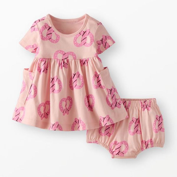 Hanna Andersson Baby Pocket Dress & Bloomers Set