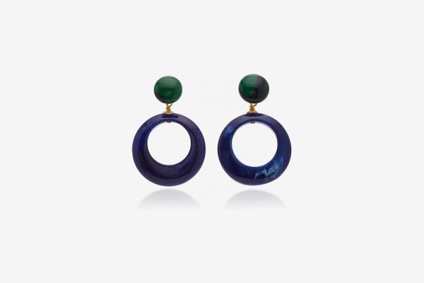 Gas Bijoux Ischia 24K Gold-Plated Brass And Acetate Earrings