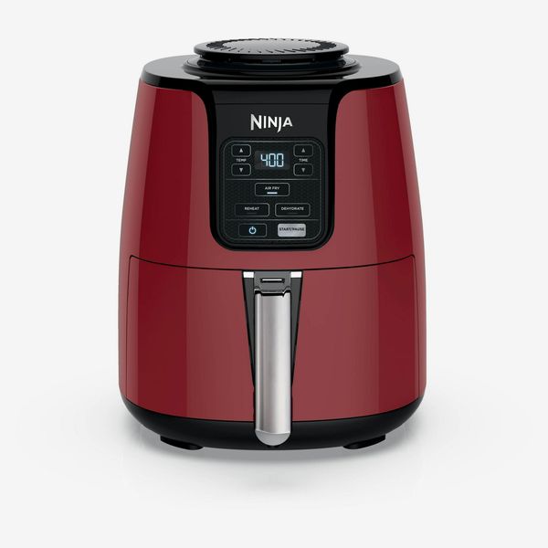 Ninja 4 qt Air Fryer, Red - Nonstick Basket with Crisper Plate, 1550 Watts