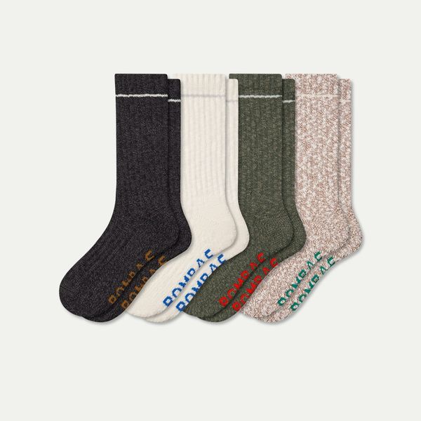 Bombas Chunky Ragg Calf Sock 4-Pack - Men's