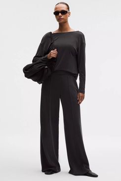 Lululemon Softstreme Pintuck High-Rise Wide-Leg Pant