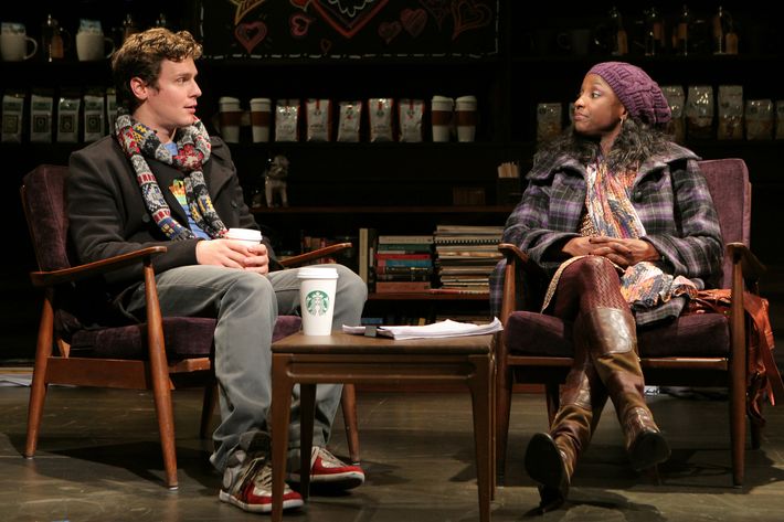 The Submission
Lucille Lortel Theatre

Cast List:
Jonathan Groff
Will Rogers
Eddie Kaye Thomas
Rutina Wesley
Production Credits:
Walter Bobbie (Director)

Other Credits:
Written by: Jeff Talbott