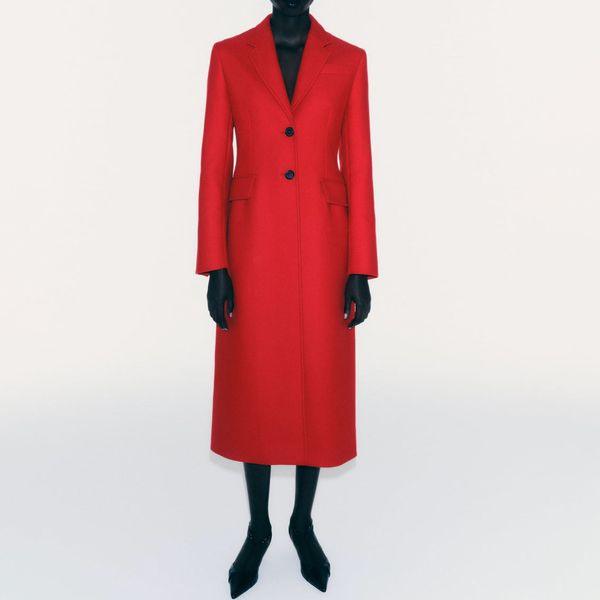 Zara Fitted Wool Coat ZW Collection
