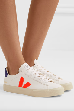 Veja Campo Textured-Leather Sneakers
