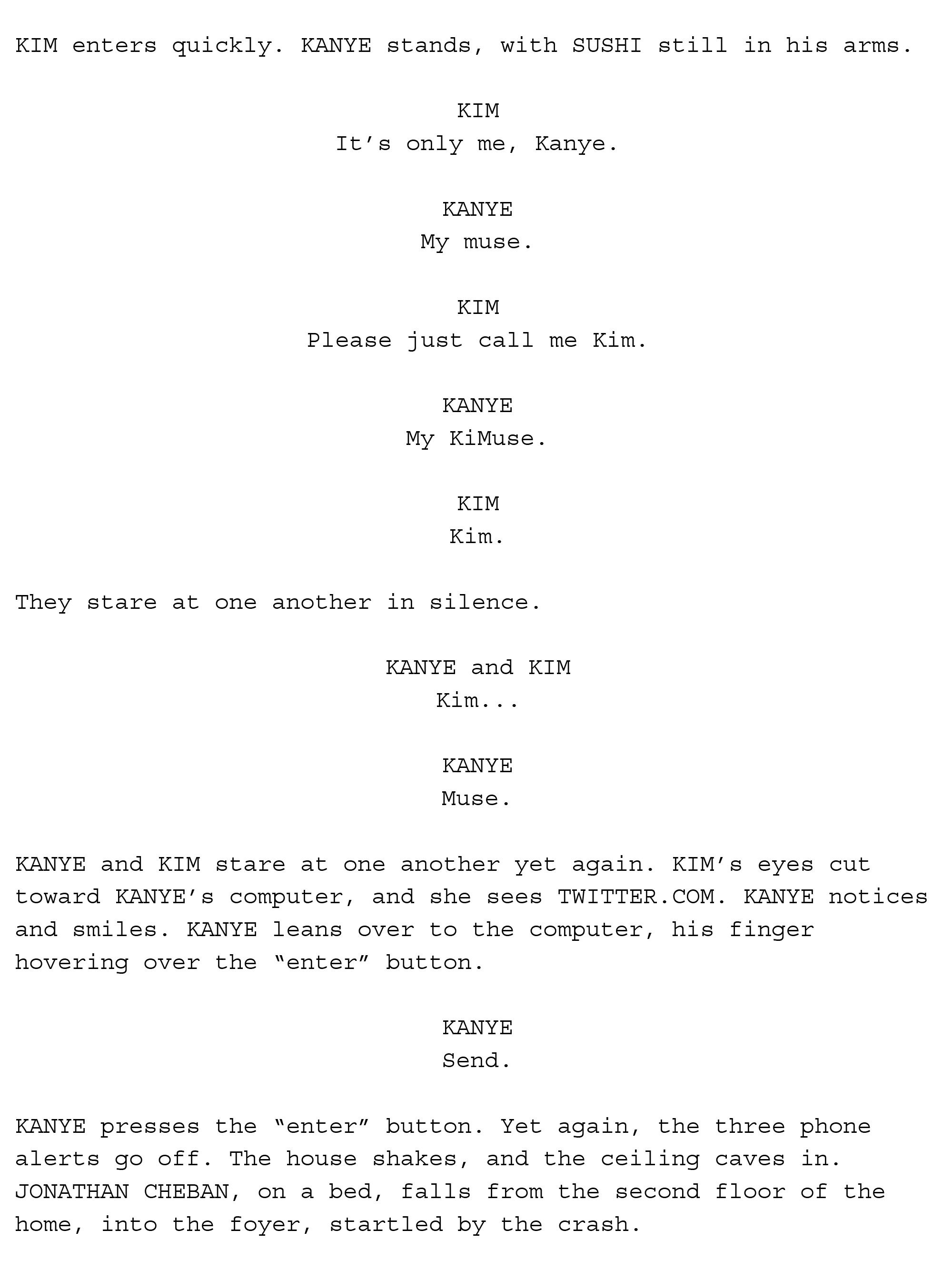 Script Kanye Fanfiction Based Off Kanye West’s Trump Tweets