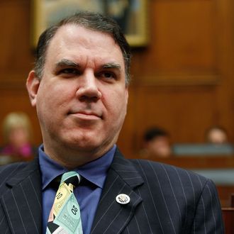 WASHINGTON - OCTOBER 01: Rep. Alan Grayson (D-FL) listens to Federal Reserve Board Chairman Ben Bernanke testify during a House Financial Services Committee hearing on Capitol Hill on October 1, 2009 in Washington, DC. The committee is hearing testimony on the Federal Reserves financial regulatory reform proposals. (Photo by Mark Wilson/Getty Images) *** Local Caption *** Alan Grayson