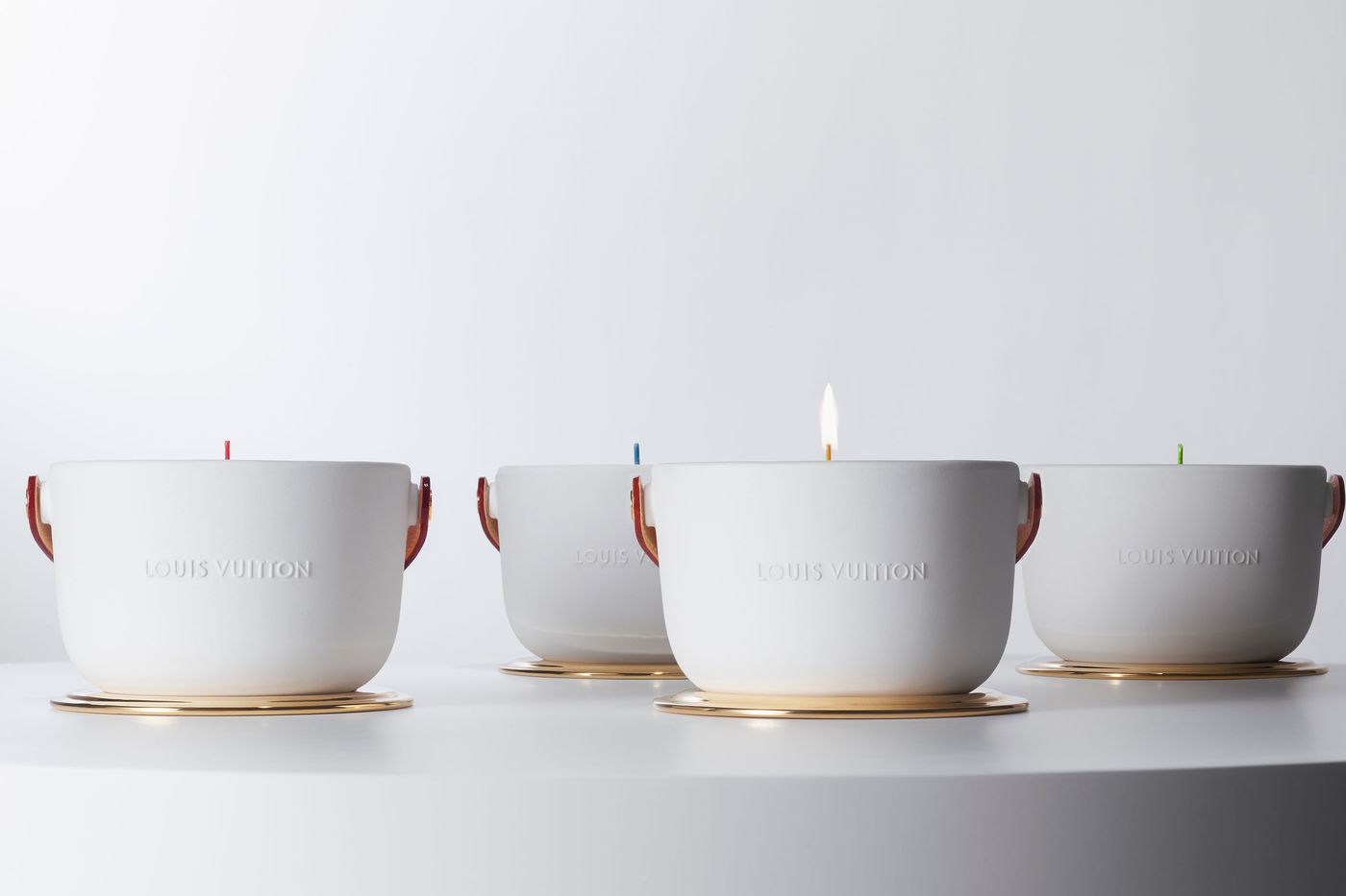Shop Louis Vuitton Set of miniature perfumed candles (LP0241) by