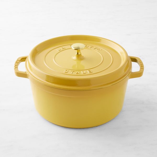 Staub Enameled Cast-Iron Round Dutch Oven - 7 QT