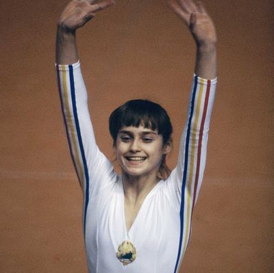 Little Adorable Gymnasts With Medals In Rhythmic Gymnastics