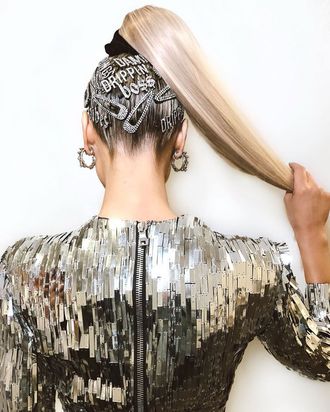 Hot Summer Hair Trend: Sticking a Bunch of Things in It