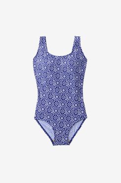 L.L. Bean Women’s BeanSport Swimwear, Scoopneck Tanksuit Print